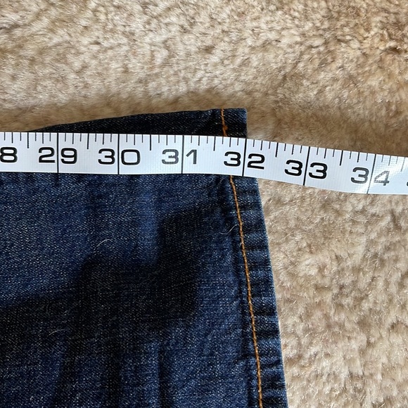 Dark wash flared jeans 100% cotton - Picture 8 of 8